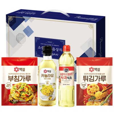 266 프리미엄 선물세트 C26호 백설 부침가루 튀김가루 식용유