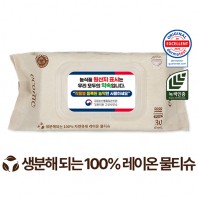 에코닉 생분해 브라운 캡형 물티슈 (80매 60g PLUS)