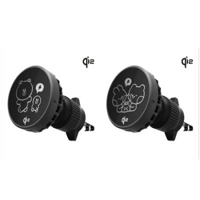 뉴니스 라인프렌즈 EZ_COOL Qi2 맥세이프 무선 자동차 충전기