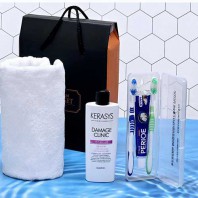 케라시스 삼푸+ 치약 칫솔+ 송월 타올 호텔 수건 세트 송월타월 타올선물 타월 세트/// 타올세트 타월선물/// 답례품 선물세트
