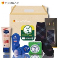 돌봄케어128호(닥스양말+멘소래담 롤온로션+바세린 핸드크림+안티푸라민연고+메디케이티드 립밤)