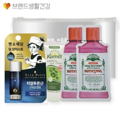 브생건572호 3종세트(카밀 핸드크림+멘소래담 딥모이스트 립밤+유시몰 가글)