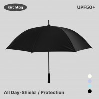 키르히탁 70 UV 데이쉴드 암막 장우산 (검정)