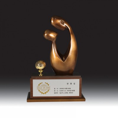 1819 금속 골프 트로피 (205*315*105mm)