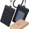 SIMPLIFE 심플라이프 소프트 소가죽 목걸이 카드지갑