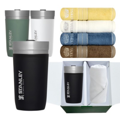 스탠리 고 진공 텀블러 블랙 송월 카운테스마라 뱀부 선물세트