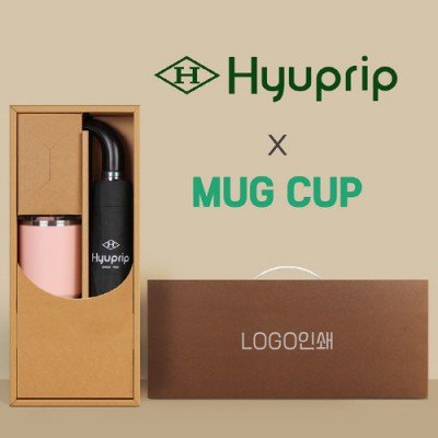 협립 3단 레자곡자손 슈퍼 완전자동우산 +로하스 머그컵-세트