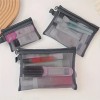 377_3pcs 가벼운 메시 화장품 파우치