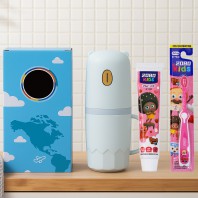 세븐몰 곰돌이 칫솔통 키즈세트  (휴대용양치컵 ,여행용세트)