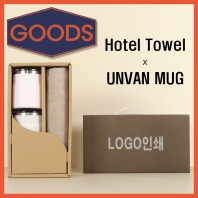 코마솔리드타월+어반스텐머그컵2P-굿즈용세트
