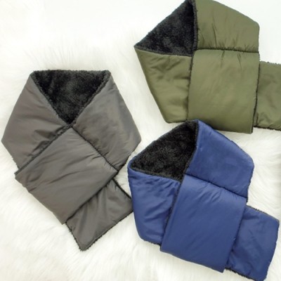 라이트웜 패딩 플리스 방한 머플러