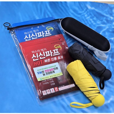 신신파스 5매입 1팩 핫파스 쿨파프(신신파프5매+3단우산 우산+쿨토시)