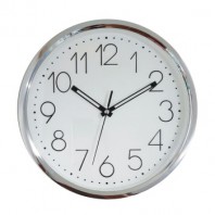 290 심플세련크롬무소음벽시계