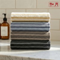 송월 고리형 스트라이프 호텔 타월 220g