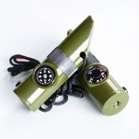 로페리아 야외 생존 휴대용 다기능 7-in-1 호루라기(0216814)