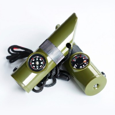 로페리아 야외 생존 휴대용 다기능 7-in-1 호루라기(0216814)