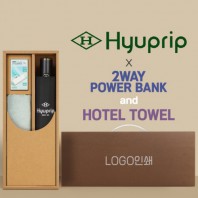 협립 3단 10K 고밀도 슈퍼 완전자동우산 +배터리+뱀부170타월-세트