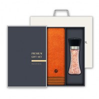 [[송월] 호텔컬렉션 어로우40 세면타월 1P + 히말라야 핑크소금(200g) 1P