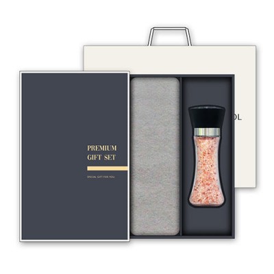 [송월] 뉴컬러무지 세면타월 1P + 히말라야 핑크소금(200g) 1P