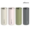 알로꼬 더블월 세라믹 텀블러 600ml 완전밀폐 안새는 이중진공 도자기 각인 빨대 손잡이 텀블러