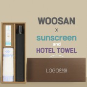 가르시아 3단60 10K 초고밀도 완전자동우산 +선크림+협립눈꽃타월타월-세트