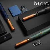 BOR 무지 인쇄우산 골프 프리미엄 우드 자동 장우산