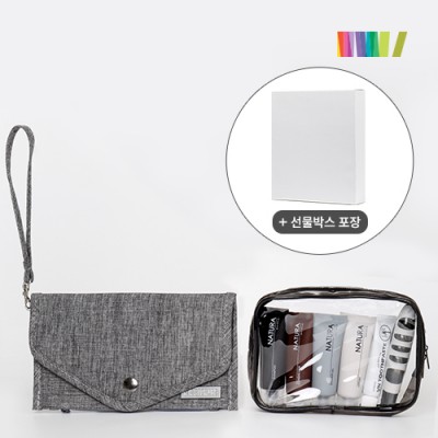 (여권파우치+네츄라 어메니티6종)세트