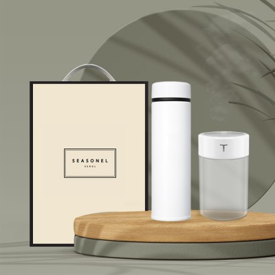 시즈넬 선물세트 무드등가습기+M45텀블러