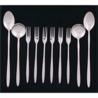 [281] 아카디아 민자 롱,화채,티포크 10P