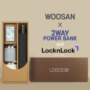 가르시아 3단60 10K 초고밀도 완전자동우산 +배터리+락앤락 메트로머그2P-세트