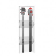 모던오피스 우주인 로켓 북마크 3d 금속 북마크 선물 CD393