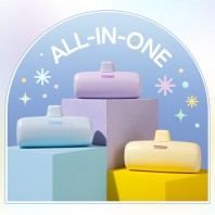 K2556 파스텔 도킹 8핀 일체 보조배터리 5000mAh