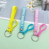 로페리아 PVC 실리콘 핸드스트랩 알러뷰 키링(0217661)