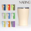 나빙 9가지 자연을 담은 연한빛 304 스텐 슬라이드캡 텀블러 350ml