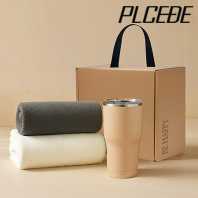 플씨드 순면 30수 타월 150g + 텀블러 600ml 2종세트