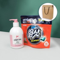 애경 울샴푸 손빨래 펌프형  슈가버블 캡슐세제