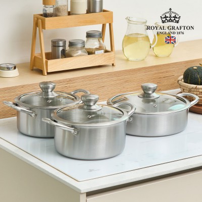 [RG] 마이티 통3중 IH 스텐냄비 3종셋 B