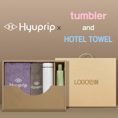협립3단50암막데이지완전자동우양산 +협립코마바스타월1P+협립호텔코마170타월1P+스마트온도계텀블러