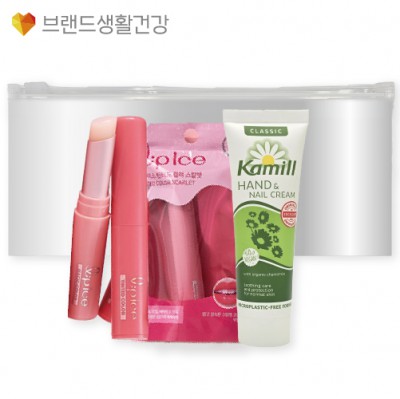 브생건709호 2종세트(카밀 핸드크림+멘소래담 컬러아이스 립밤)