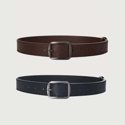 로페리아 남녀공용 빈티지 핀 버클 벨트(0217177)