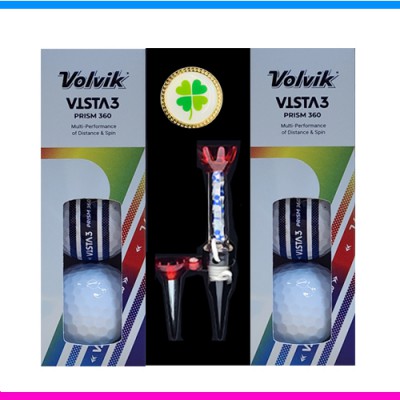 볼빅 비스타3 프리즘 6구 볼마커 자석티세트 (3pc)
