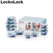 락앤락_205S11GLS 클리어 플래티늄 11호 세트_유리용기 11개