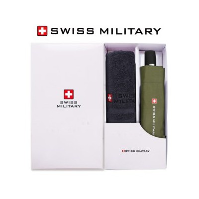 스위스밀리터리 3단 7K 무지 완자 + 140g세면타올 세트