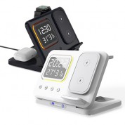 아이노트 3in1 올인원 무선충전기 시계온습도계 무드등  (애플/갤럭시워치 겸용) WC100F