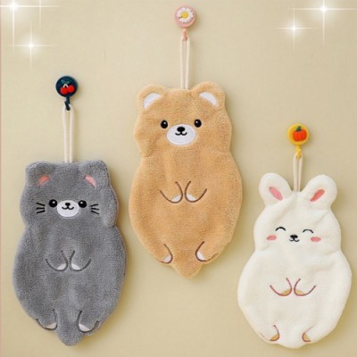 귀요미 핸드타올 수건 행주 극세사 타올 K2662