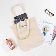 [국내제작] 코튼앤코 커스텀 세로형 에코백(34x40x10)