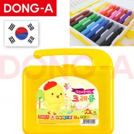 (정품)동아 노랑병아리 크레용 18색