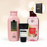 LG 엘라스틴 샴푸 바디워시 클렌징폼 3종세트