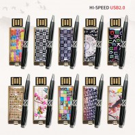 빛나 훈민한글 시리즈 자개 2종세트 (USB메모리+자개볼펜 2.0 4GB~128GB) 10종 이미지