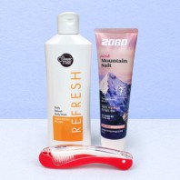 캐라시스 바디워시 치약 칫솔 세트